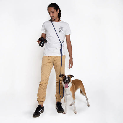 Deep Blue Handsfree Leash